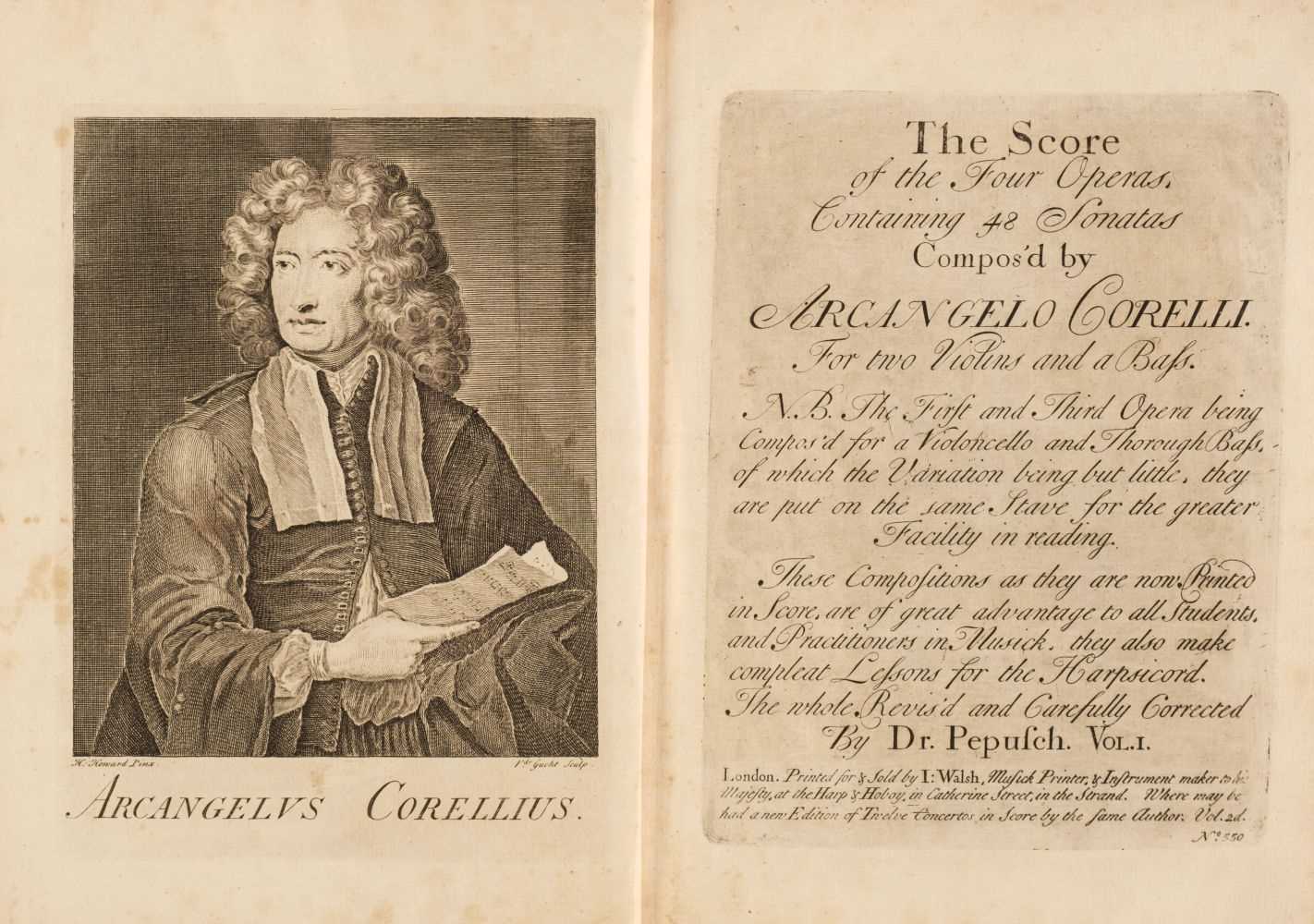 Lot 331 - Corelli (Arcangelo). The Score of the Four