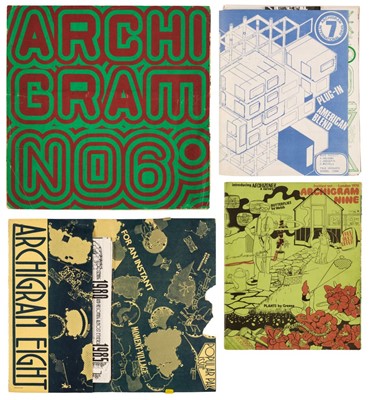 Lot 370 - Archigram, edited by Peter Cook, 4 issues, numbers 6, 7, 8, 9,  1965-70