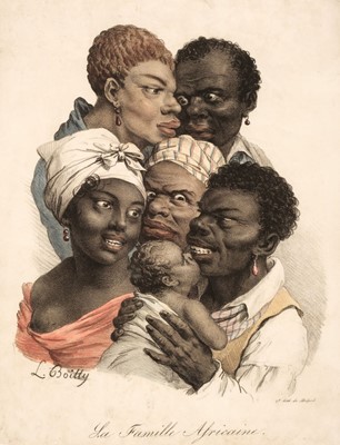 Lot 171 - Boilly (Louis-Leopold). La Famille Africaine [and] les Moustaches, Paris [1823 - 28]