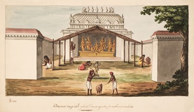 Lot 204 - Indian Scenes. Nine Allegorical and Topographical Views, circa 1790