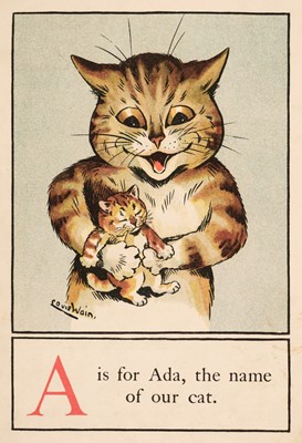 Lot 696 - Wain (Louis). A Cat Alphabet, circa 1914