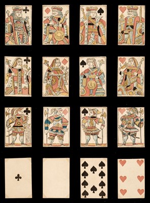 Lot 530 - French playing cards. Revolutionary version of Auvergne pattern, Angouleme: P. Laboureur, circa 1804
