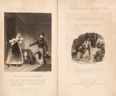 Lot 448 - Austen (Jane).  Sense and Sensibility: A Novel, 1st illustrated edition, 1833