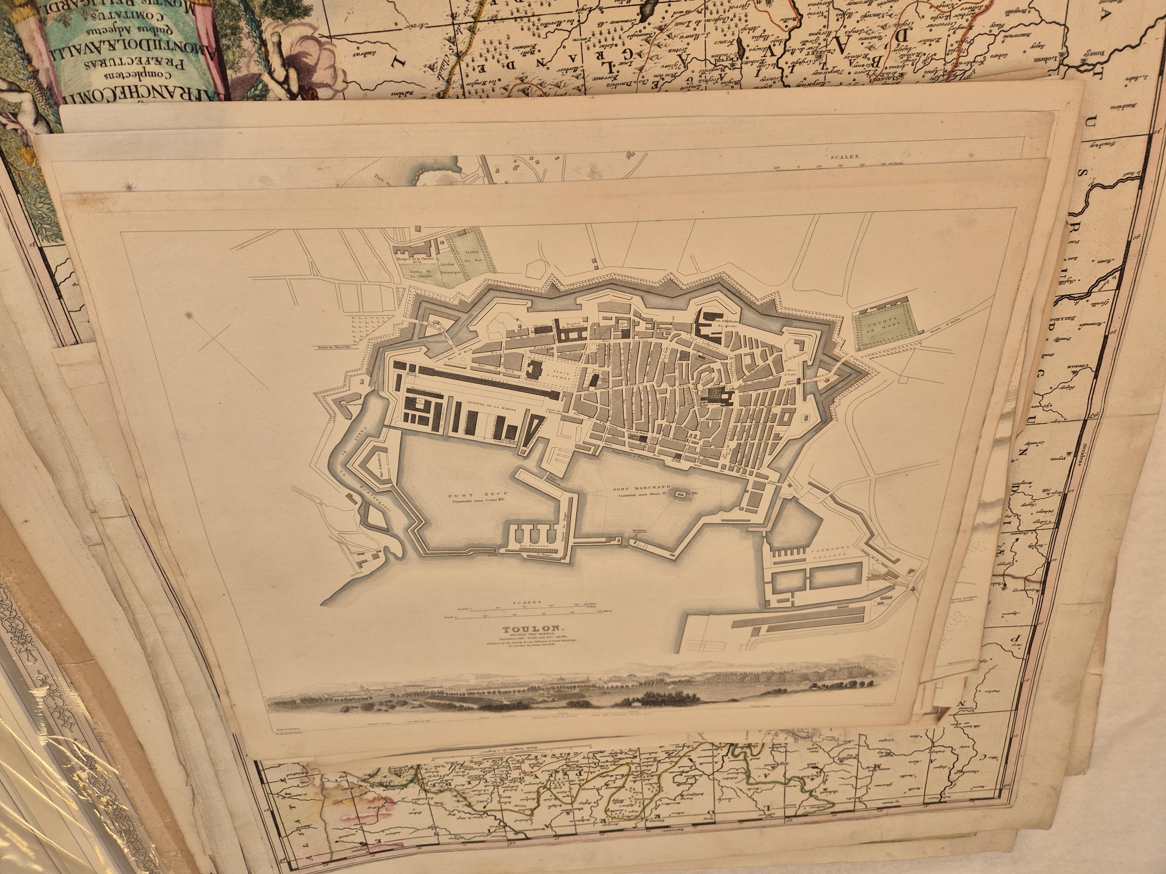 Lot 101 - Foreign Maps. A collection of approximately