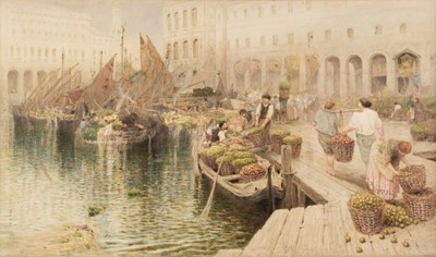 Lot 120 - Goodwin (Albert, 1845-1932). The Venetian Fruit Market, 1872