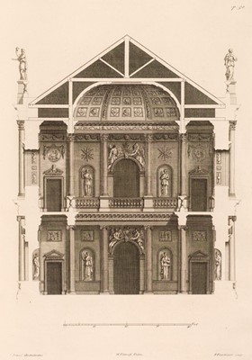 Lot 381 - Jones (Inigo). The Designs of Inigo Jones, 2 volumes in one, 1st edition, 1727