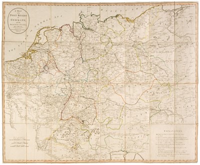 Lot 103 - Folding Maps. A collection of 30 maps, mostly 19th-century