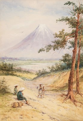 Lot 212 - Hardy (Edwin George, 1859-1896). Fujiyama, circa 1890