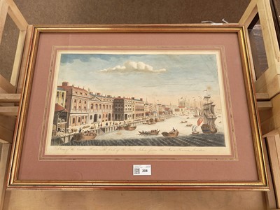 Lot 192 - London. A View of the Custom House with part of the Tower, taken from the River..., circa 1785