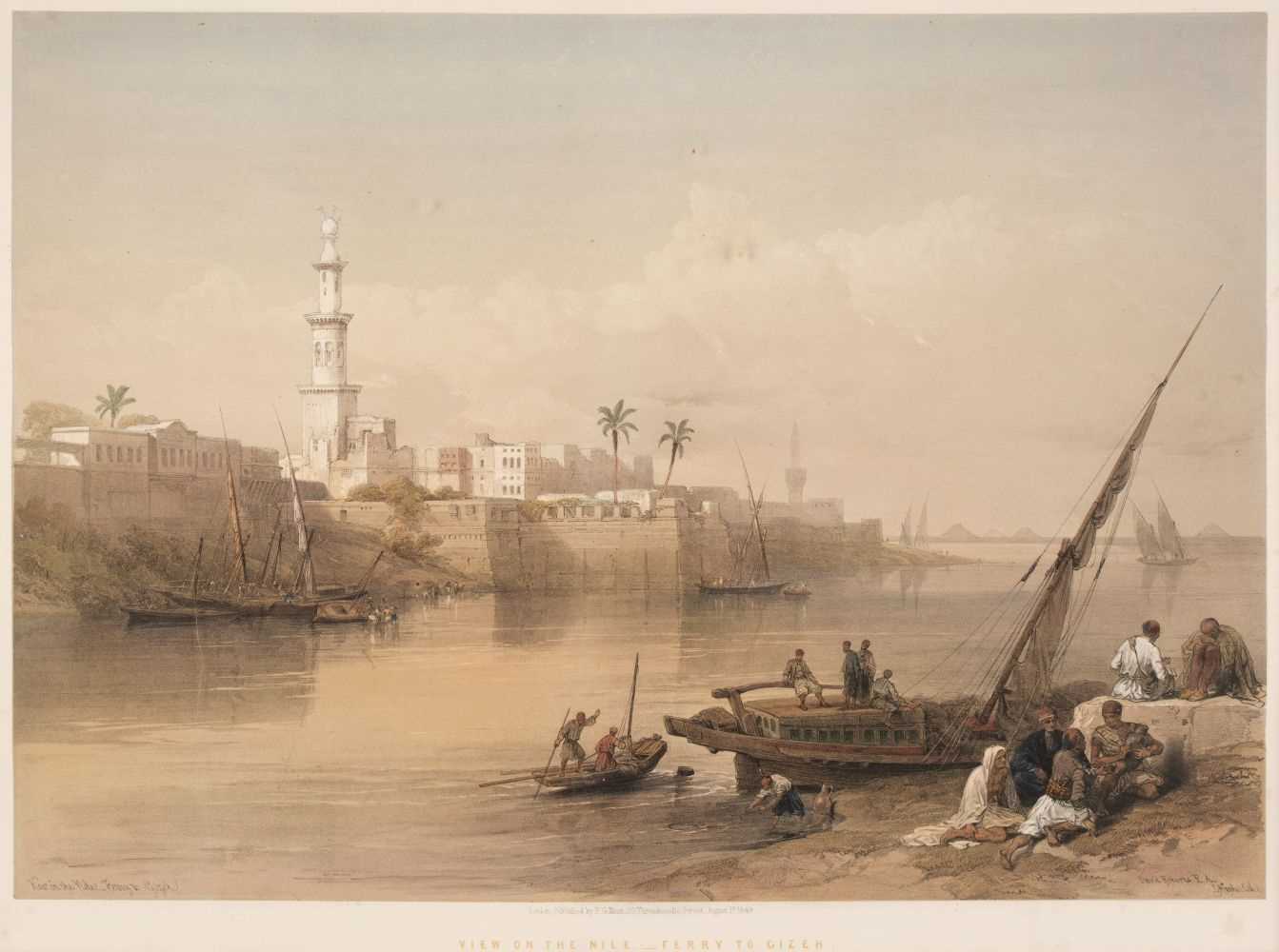 Lot 231 - Roberts (David). Three lithographs of Views in Egypt, circa 1846