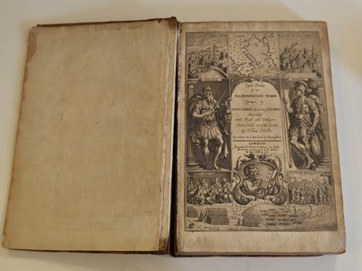 Lot 264 - Thucydides. Eight Bookes of the Peloponnesian Warre, 1634