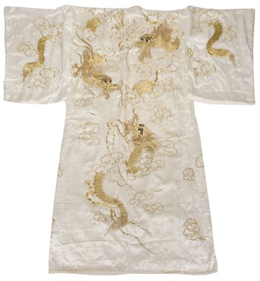 Lot 504 - Japanese. A goldwork silk kimono, circa 1920s