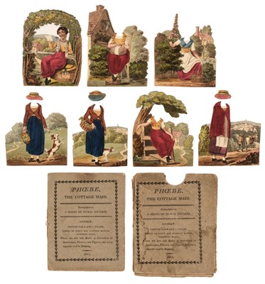 Lot 473 - Paper Doll Book. Phoebe, The Cottage Maid, London: S. and J. Fuller, 1st edition, 1812
