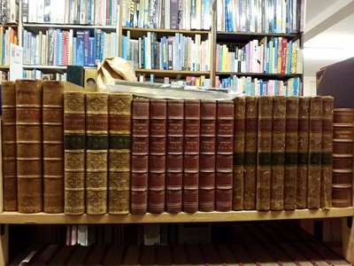 Lot 429 - Antiquarian. A collection of mostly 19th century literature, approximately 60 volumes