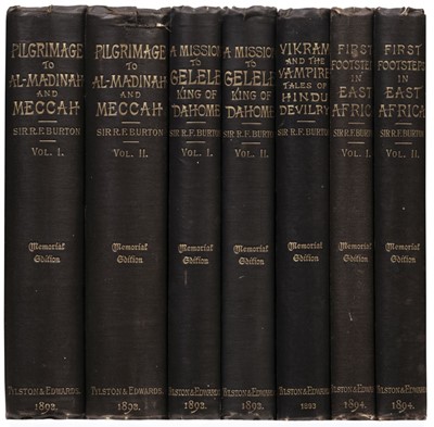 Lot 4 - Burton (Richard F.) Memorial Edition of Works, 7 volumes, 1893-4