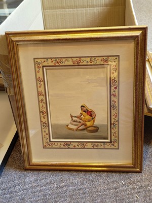Lot 234 - Shiva Lal (1817 - 87). Ten watercolours of Indian craftsmen and musicians, circa 1860