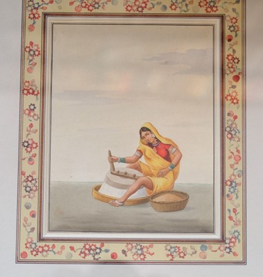 Lot 234 - Shiva Lal (1817 - 87). Ten watercolours of Indian craftsmen and musicians, circa 1860