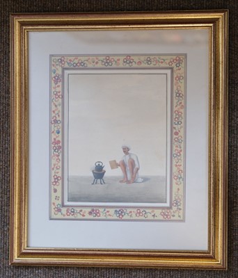 Lot 234 - Shiva Lal (1817 - 87). Ten watercolours of Indian craftsmen and musicians, circa 1860
