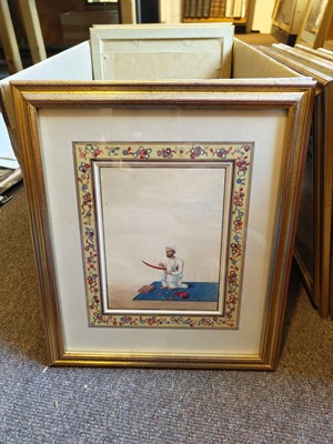 Lot 234 - Shiva Lal (1817 - 87). Ten watercolours of Indian craftsmen and musicians, circa 1860