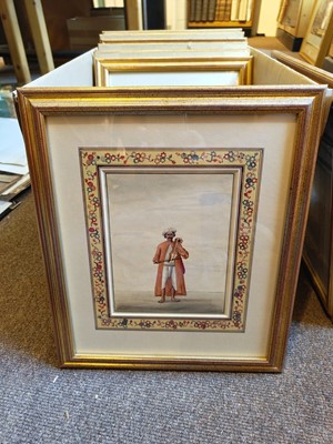 Lot 234 - Shiva Lal (1817 - 87). Ten watercolours of Indian craftsmen and musicians, circa 1860