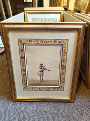Lot 234 - Shiva Lal (1817 - 87). Ten watercolours of Indian craftsmen and musicians, circa 1860