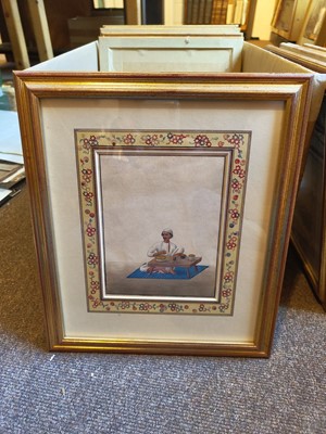 Lot 234 - Shiva Lal (1817 - 87). Ten watercolours of Indian craftsmen and musicians, circa 1860