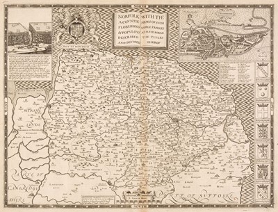 Lot 130 - Norfolk. Speed (John), Norfolk a Countie Florishing & Populous Described and Devided..., 1676