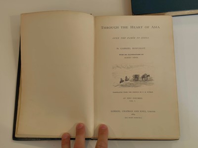 Lot 2 - Bonvalot (P. G. É.). Through the Heart of Asia over the Pamir to India..., London: 1889