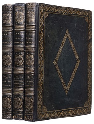 Lot 54 - Pyne (William Henry). The History of the Royal Residences, 3 volumes, London: A. Dry, 1819