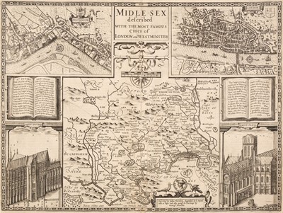Lot 127 - Middlesex. Speed (John), Midle-Sex described..., 1st edition, George Humble, 1611