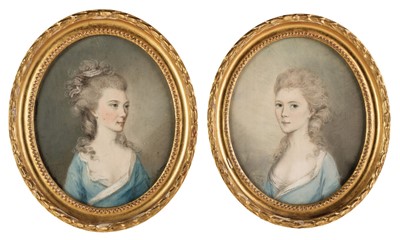 Lot 108 - Lawrence (George, circa 1758-1802). Eliza Foxcroft [and] Frances Foxcroft, 1782