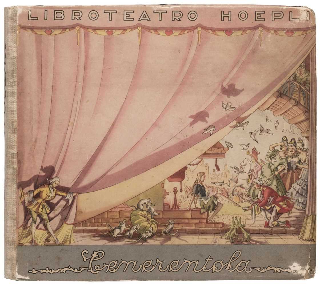Lot 590 - Book Theatre. Libroteatro Hoepli, Cenerentola, Milano: Ulrico Hoepli, 1940