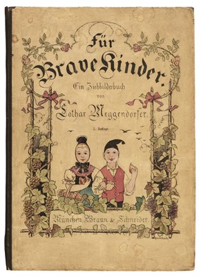 Lot 642 - Meggendorfer (Lothar). Für Brave Kinder, 7th edition, Munchen: Braun & Schneider, circa 1888