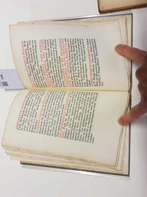 Lot 734 - Vale Press. A Bibliography of the Books issued by Hacon & Ricketts, 1904