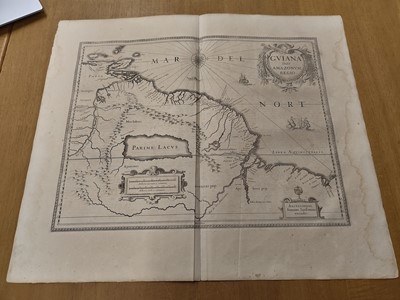 Lot 120 - Jansson (Jan). Three maps of West Africa and South America, circa 1648