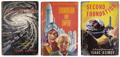 Lot 785 - Asimov (Isaac). Foundation Trilogy, 1st editions, 1st impressions, 1st states, 1951-52-53