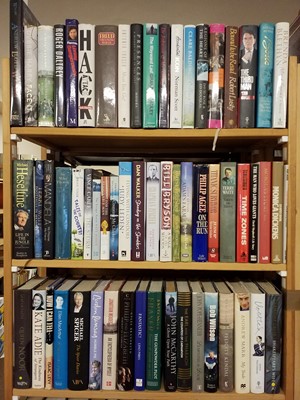 Lot 439 - Biographies & Autobiographies. A group of signed biographies & autobiographies, approximately 85