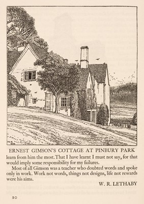 Lot 732 - Shakespeare Head Press. Ernest Gimson. His Life & Work, 1924