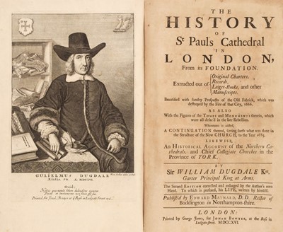 Lot 50 - Dugdale (Sir William). The History of St Paul's Cathedral in London..., 1716