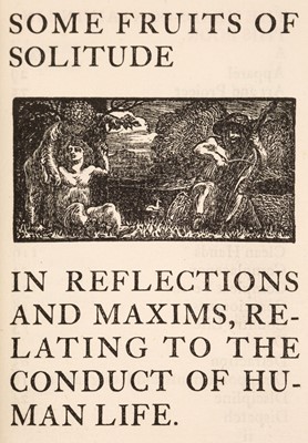 Lot 704 - Essex House Press. Some Fruits of Solitude in Reflections and Maxims, 1901