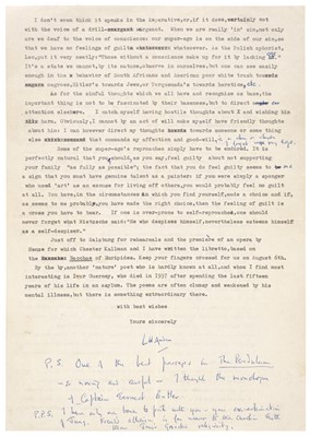 Lot 756 - Auden (Wystan Hugh, 1907-1973). Typed Letter Signed, ‘W. H. Auden’, 23 July 1966