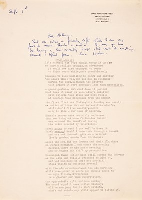 Lot 765 - Auden (Wystan Hugh, 1907-1973). 'Moon Landing', 1 September [1969]