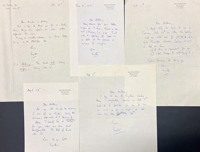 Lot 768 - A group of five Autograph Letters Signed, 'Wystan', 12 June / 16 October 1970