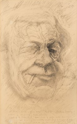 Lot 771 - Auden (Wystan Hugh, 1907-1973). Portrait of the head of W. H. Auden