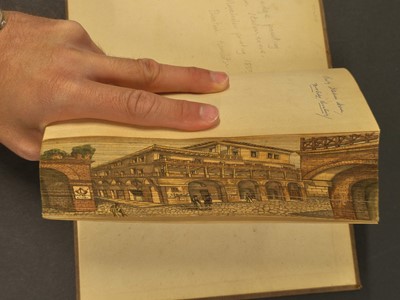 Lot 455 - Fore-Edge Painting. Goethe