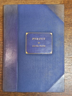 Lot 731 - Rainbow Press. Sylvia Plath, Pursuit with and etching and drawings by Leonard Baskin, 1973