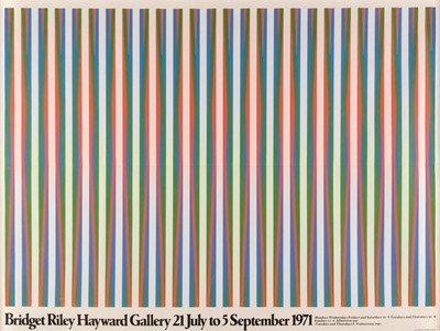 Lot 400 - Riley (Bridget, 1931-). Bridget Riley Hayward Gallery 21 July to 5 September 1971