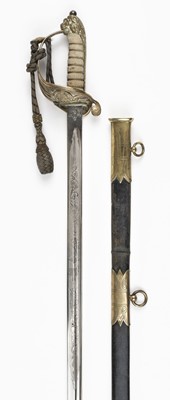 Lot 130 - Royal Navy. A British Naval Officer's dress sword retailed by Gieves