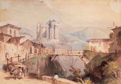 Lot 175 - British School. Temple of the Sybil, Tivoli, circa 1835-1840