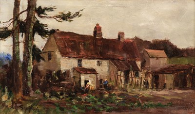 Lot 242 - Shapley (Annie Foster, 1879-1933). Clutton, oil painting